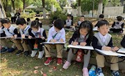 拥抱自然之景，畅游艺术世界——记天域幼儿园中班年级组写生活动